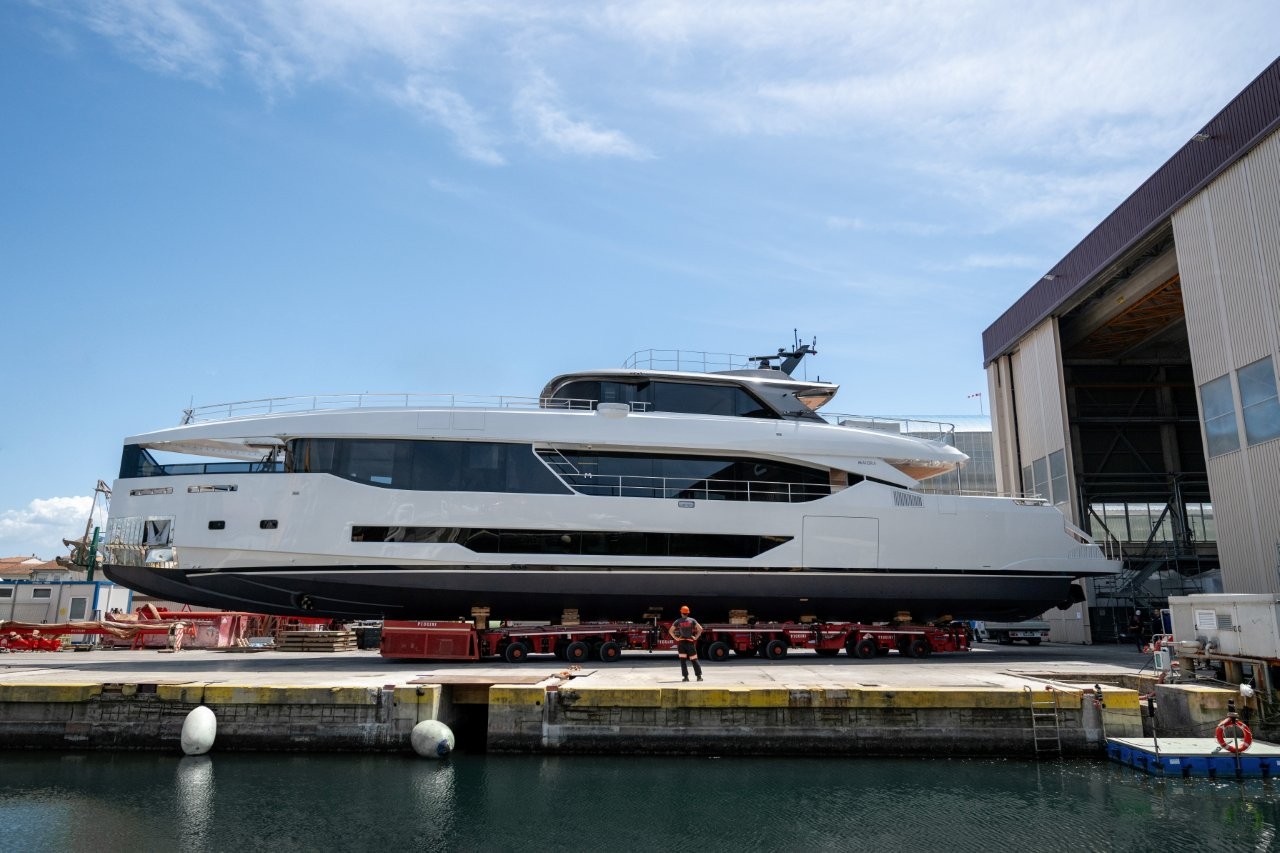 Maiora Launches the Second 36 Exuma, an Icon of a New Way of Living the Sea. The Third AB 130, AB Yachts’ Flagship, Also Successfully Launched
